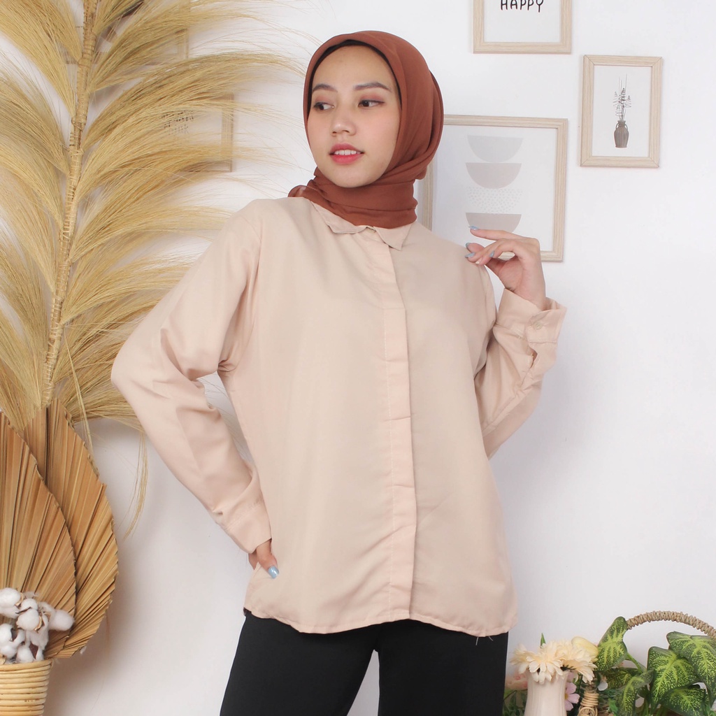 RX Fashion - Flowing Oversize / Kemeja Wanita - BN-COKSU