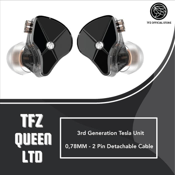 ✅ [Garansi 1 Tahun] TFZ QUEEN LTD HiFi In Ear Monitor Earphone With Detachable Cable