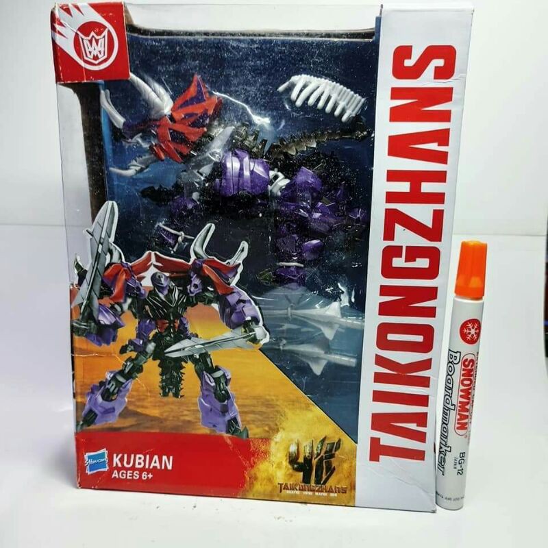 mainan action figure transformee kubian dinobotSlug thunderlips triceratopstransformers
kubian