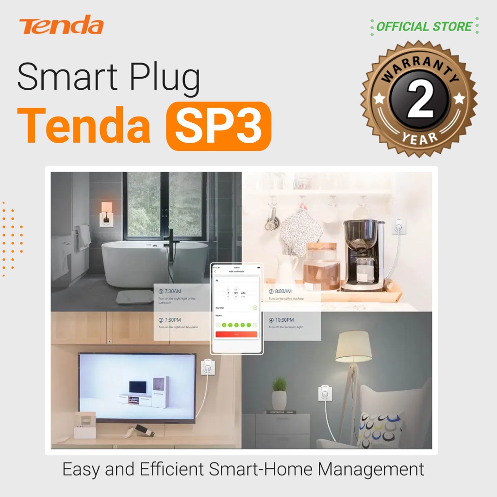 Tenda Smart Home / Beli Smart Wi-Fi Plug SP3