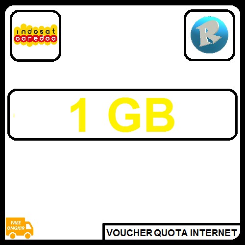 Voucher Paket Kuota Data Internet Indosat Yellow 1GB Per 15 Hari