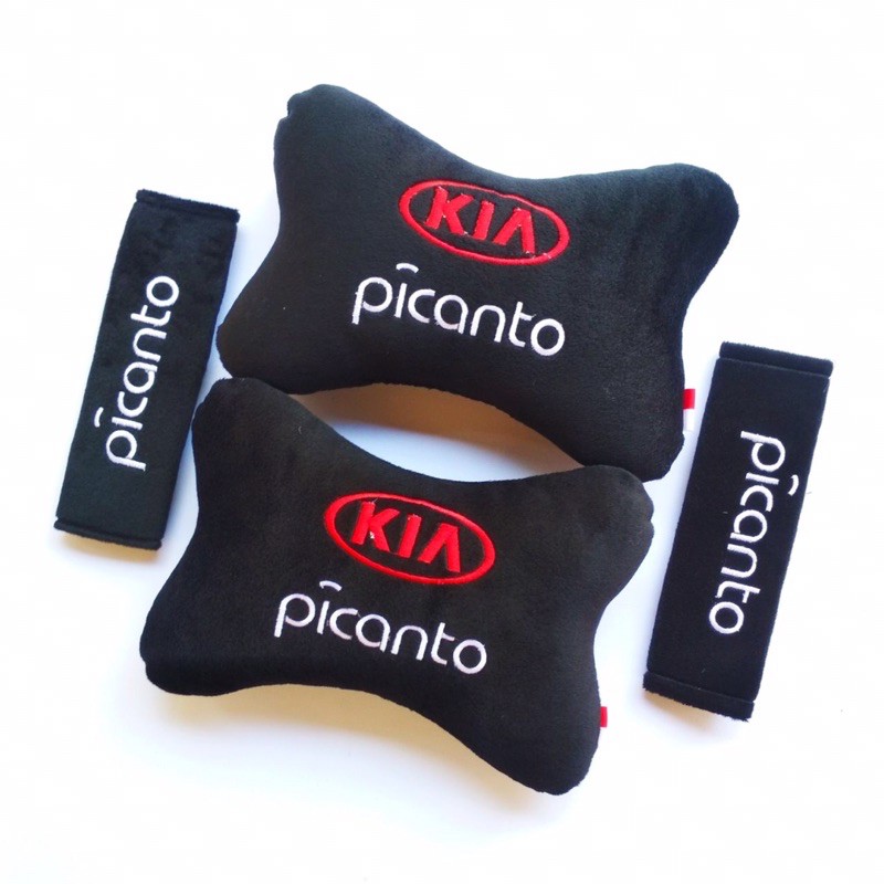 aksesoris Bantal mobil KIA Picanto hitam