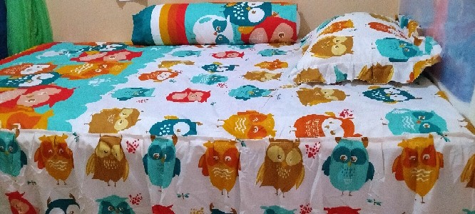 Sprei Lady Rose Sorong 120 X 200 Happy Owl 2 In 1
