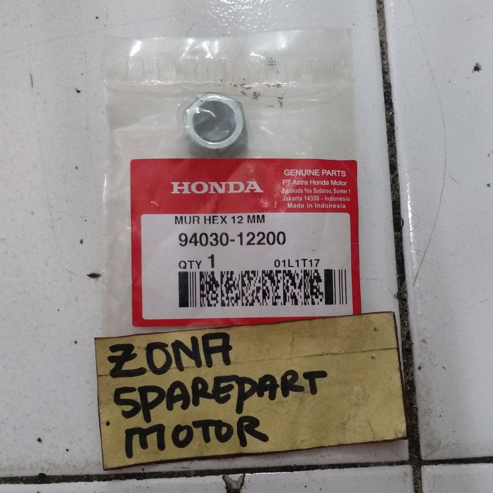 Mur As Pully Honda Metic Mur Hex 12 mm AHM 94030 - 12200