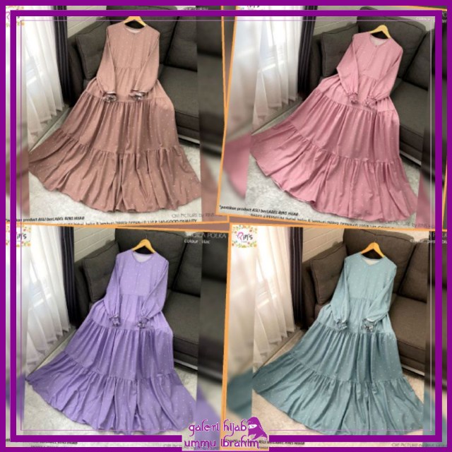 GHUI ~ Dress by RINS | Virna Syari / Zarra Syari / Zenayya / Florist / Olive / Arum / Jasmine / Saqi