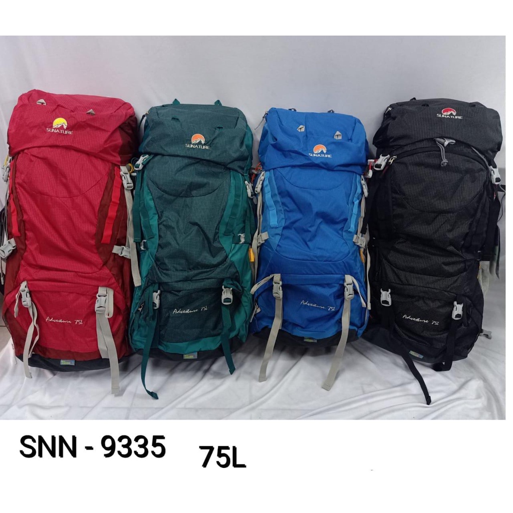 Tas Gunung carrier 75 Liter Sunature 9335 Adventure Keril sunature 75 Liter