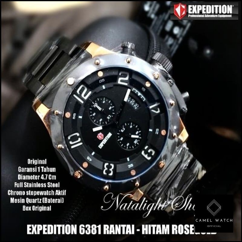 Grosir JAM TANGAN EXPEDITION 6381 RANTAI ORIGINAL