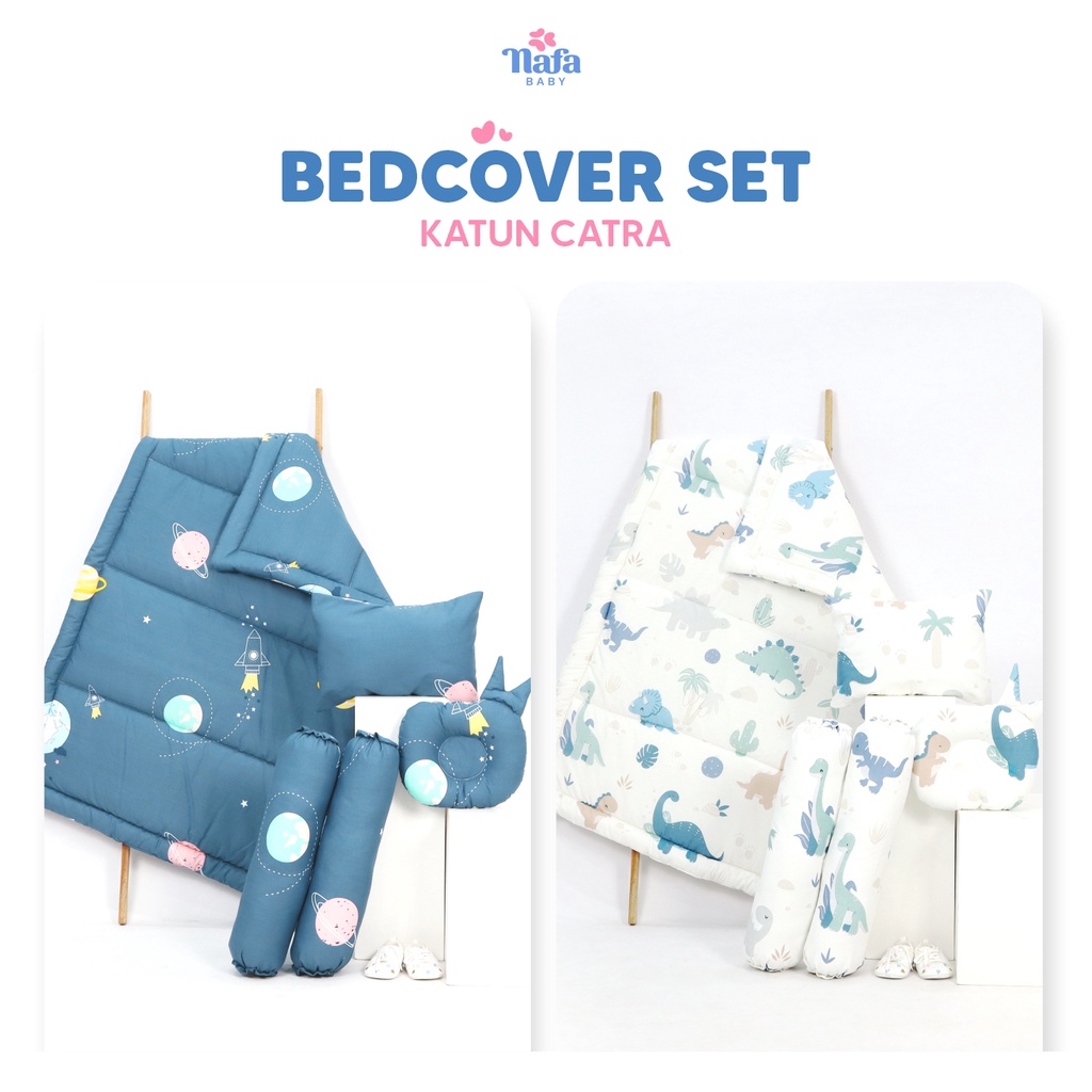 NAFA BABY - Bedcover Bayi Dan Bantal Guling  | Last Stok