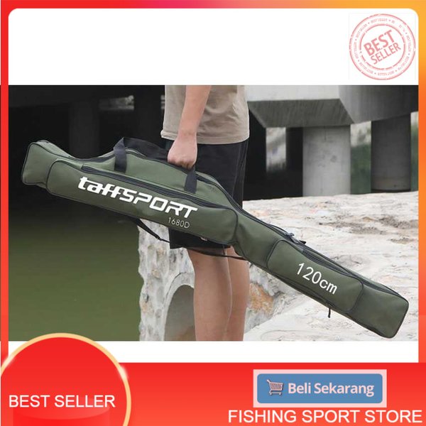 TAS ALAT PANCING Tas Pancing Joran Portable Fishing Bag 120 cm ORI