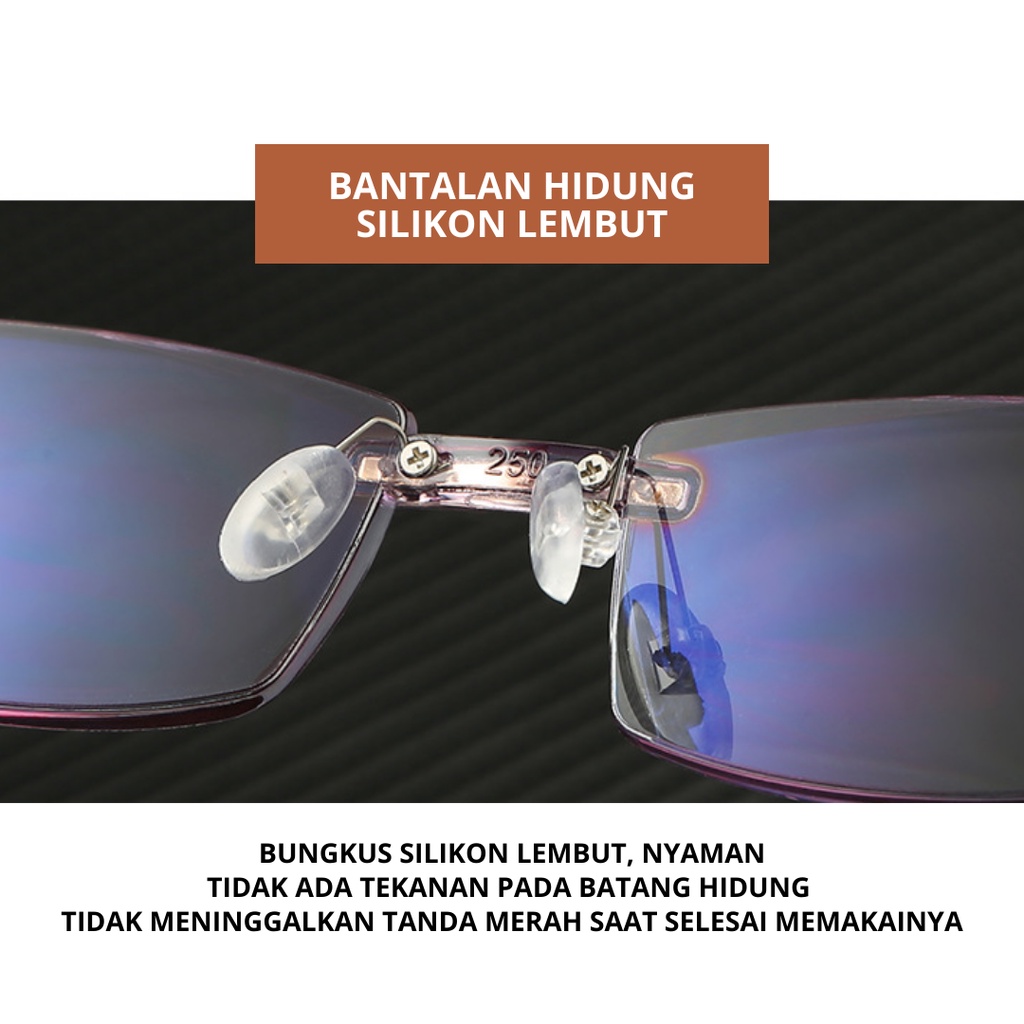 Kacamata Baca Plus Wanita/Pria, Kacamata Rabun Dekat, Kacamata Auto Focus Anti Blue Ray Frame Kacamata Lensa Plus Blueray | Kacamata Plus Reading