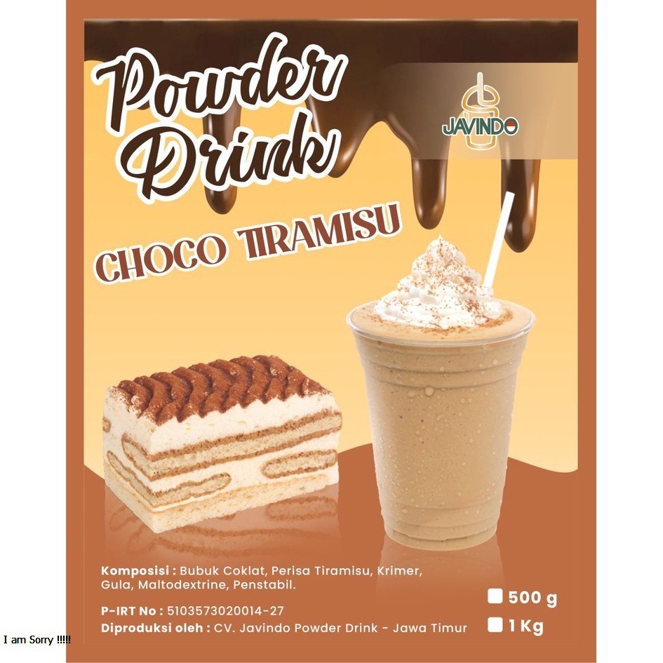 

Bubuk Minuman Choco Tiramizu