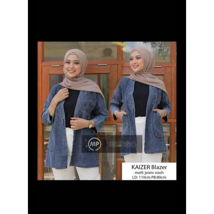 Britania Blazer Jeans Wanita Kuliah