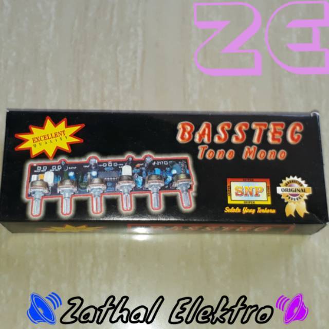BASSTEC Tone Control mono Plus Subwoofer dan Middle