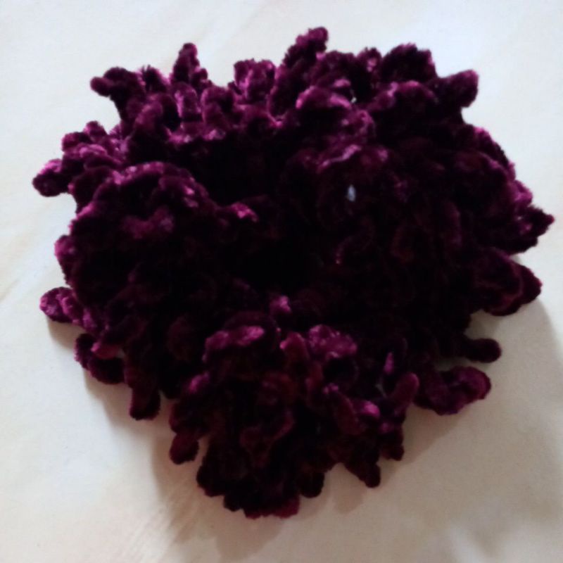 Ikat Rambut Ubur Ubur Besar Warna Warni 100 jurai-Marron