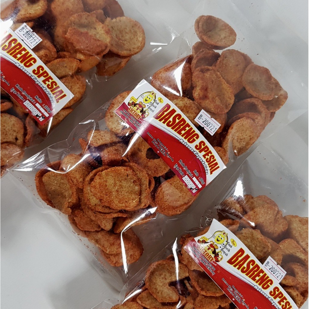 

Victory Snack - Camilan Basreng spesial / Baso Goreng pedas murah isi 200 gr