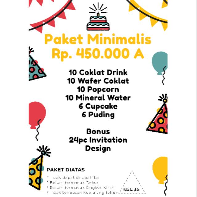 Dessert Table Minimalis