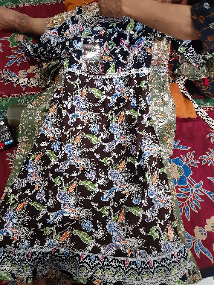 Baju Batik Anak Perempuan Umur 6-8 Tahun Premium Random