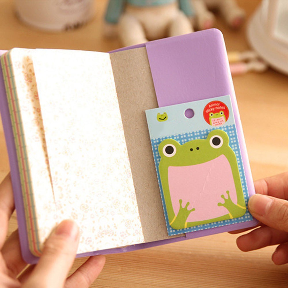 COD - S636 Tempelan Kertas Catatan Memo Note Karakter Animal Lucu Unik / Sticky Notes Karakter Animal-4