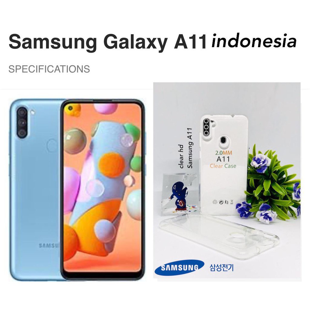 ori CLEAR CASE ULTRA HD TPU 2.0MM SAMSUNG A11 / M11 TRANSPARAN