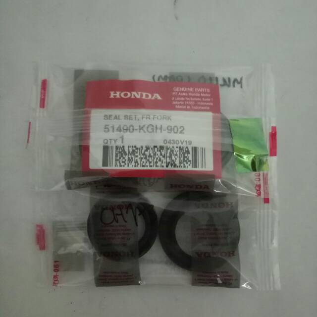 Seal shock depan grand, supra, beat, vario original honda