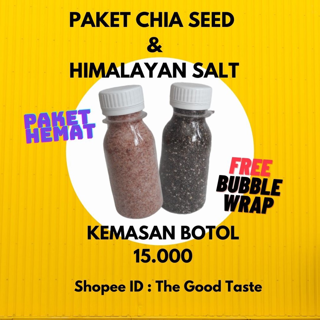 

HIMALAYAN SALT/ GARAM HIMALAYA CHIA SEED 100 GR