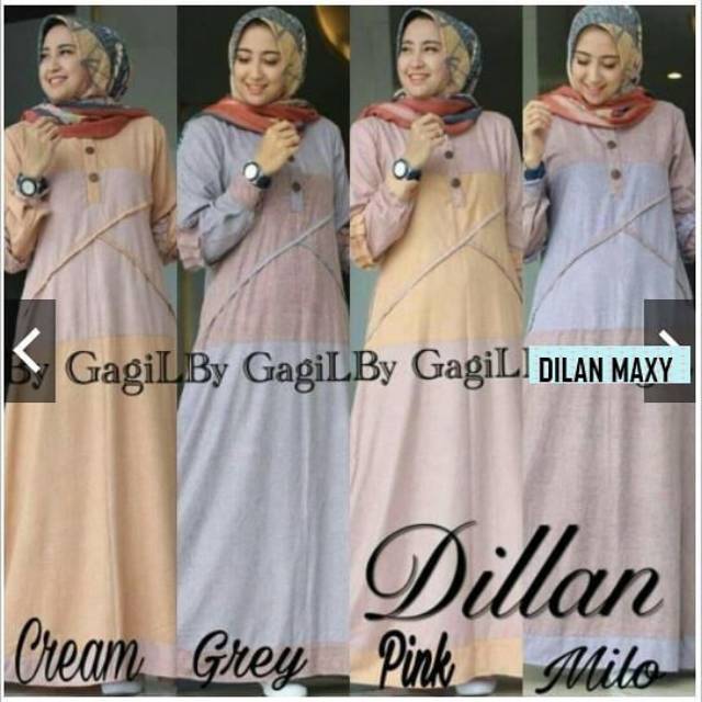 Dilan maxi dress | baju dress wanita