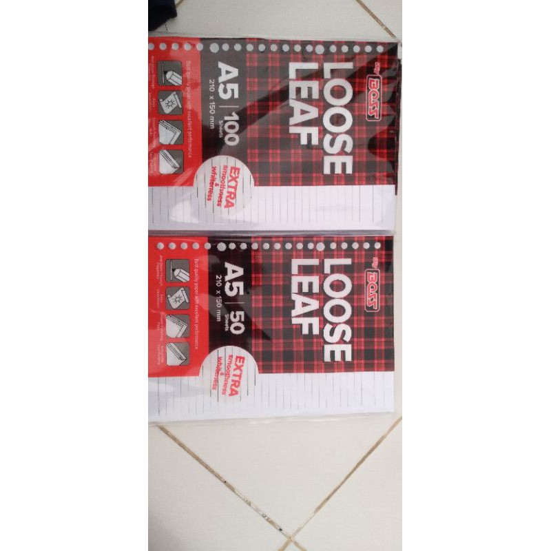 

Isi Binder Loose Leaf A5 50/100