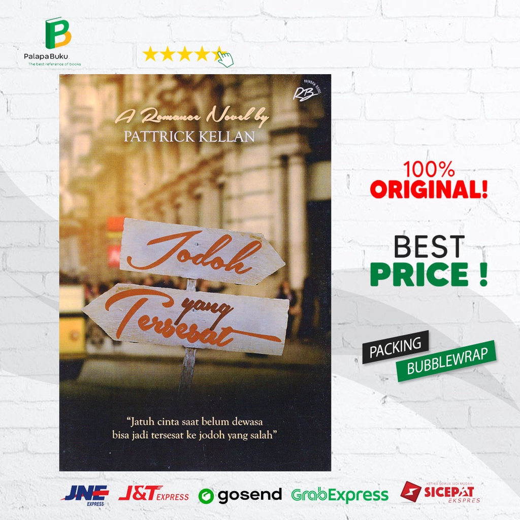 NOVEL JODOH YANG TERSESAT - Pattrick Kellan [RAINBOW BOOKS]