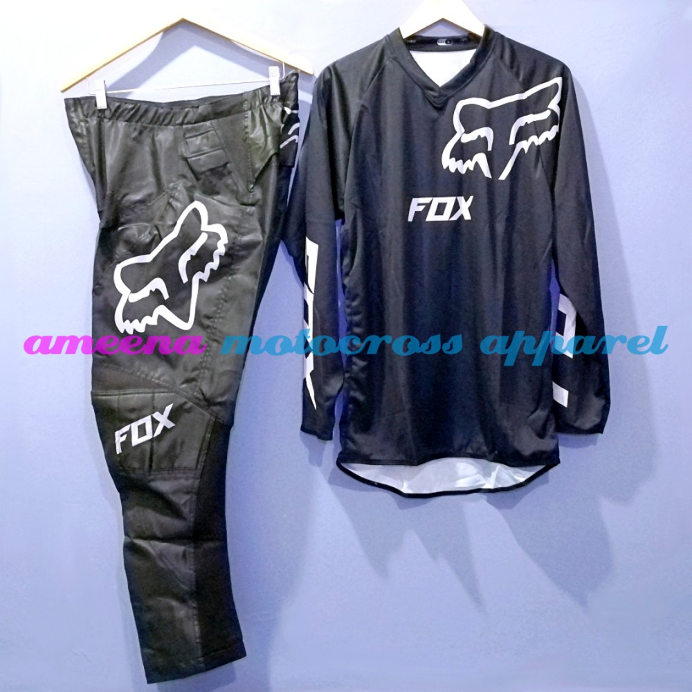 Jerseyset Cross, Sepatu Trail &amp; Sarung Tangan Motocross Fullset - JSG010A