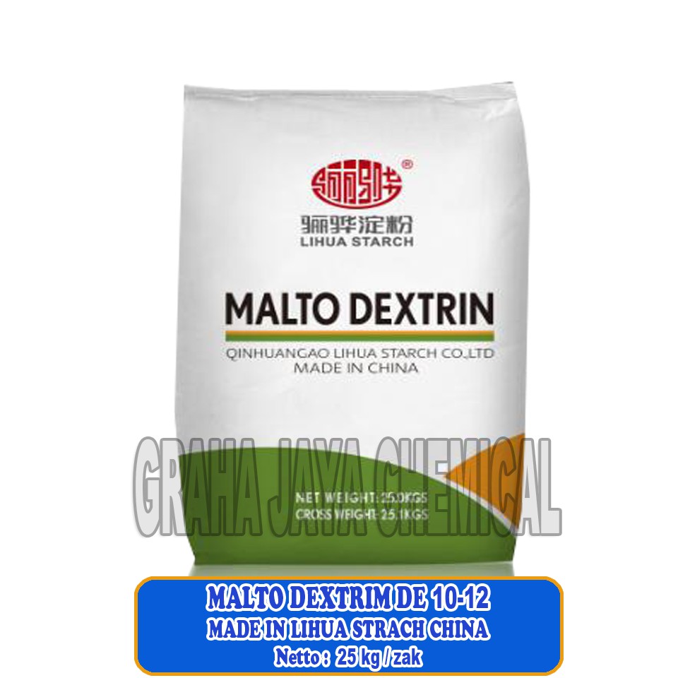 

Malto Dextrin DE 10-12 -Lihua Starch China 25 kg