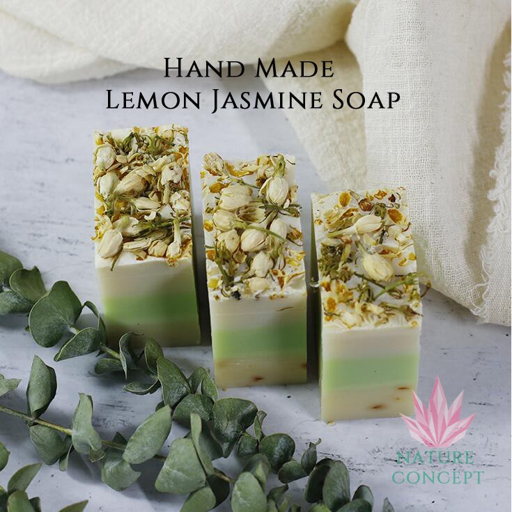 Sabun Cuci Muka Unik Organic Lemon Jasmine Soap Handmade soap