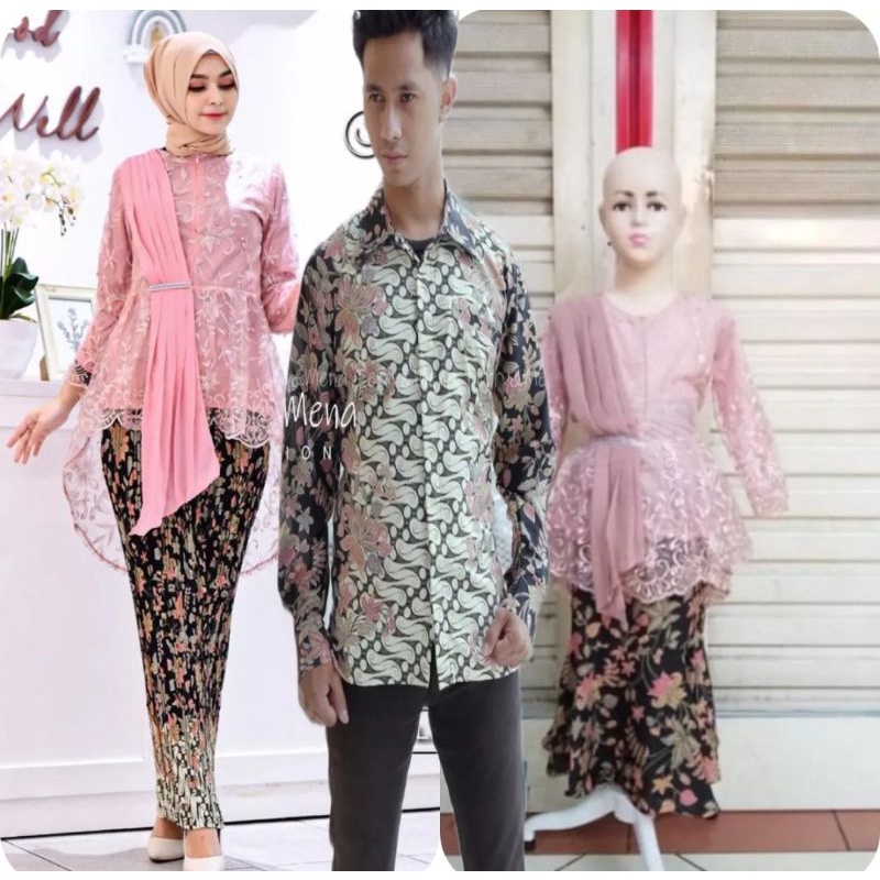 SETELAN  COUPLE KELUARGA-KEBAYA MODERN SETELAN COUPLE KELUARGA-REAL PICT SETELAN KELUARGA SUAMI ISTR