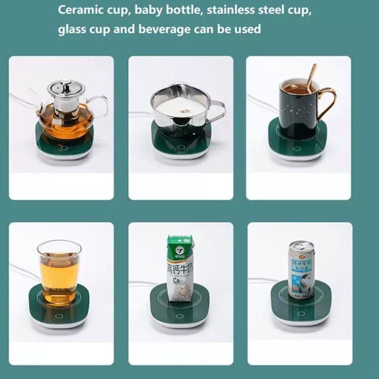 OS Gelas Suhu /Cangkir Penghangat Mug /Warmer Cup Kopi Teh Set