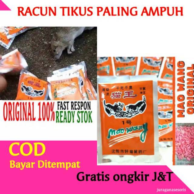 [COD] RACUN TIKUS MATI KERING MAO WANG PEMBASMI TIKUS HAMA TIKUS MATI