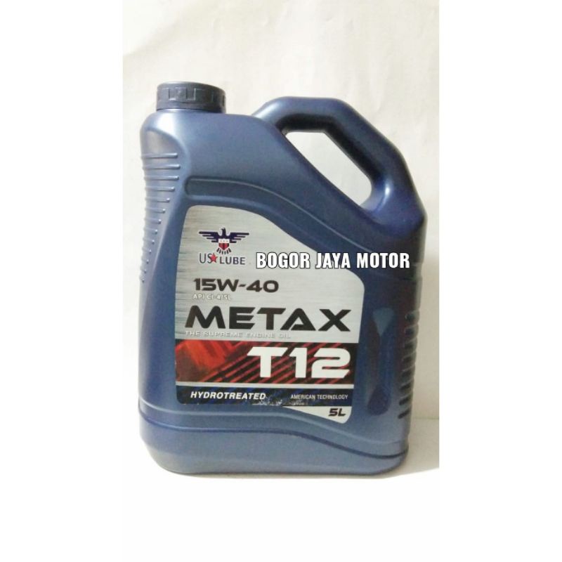 OLI MOBIL MURAH US LUBE USALUBE METAX T12 15W-40 5LITER