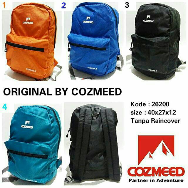 Tas Sekolah Ransel Backpack Sporty Pria Cozmeed 26200 Murah Dan Terbaru