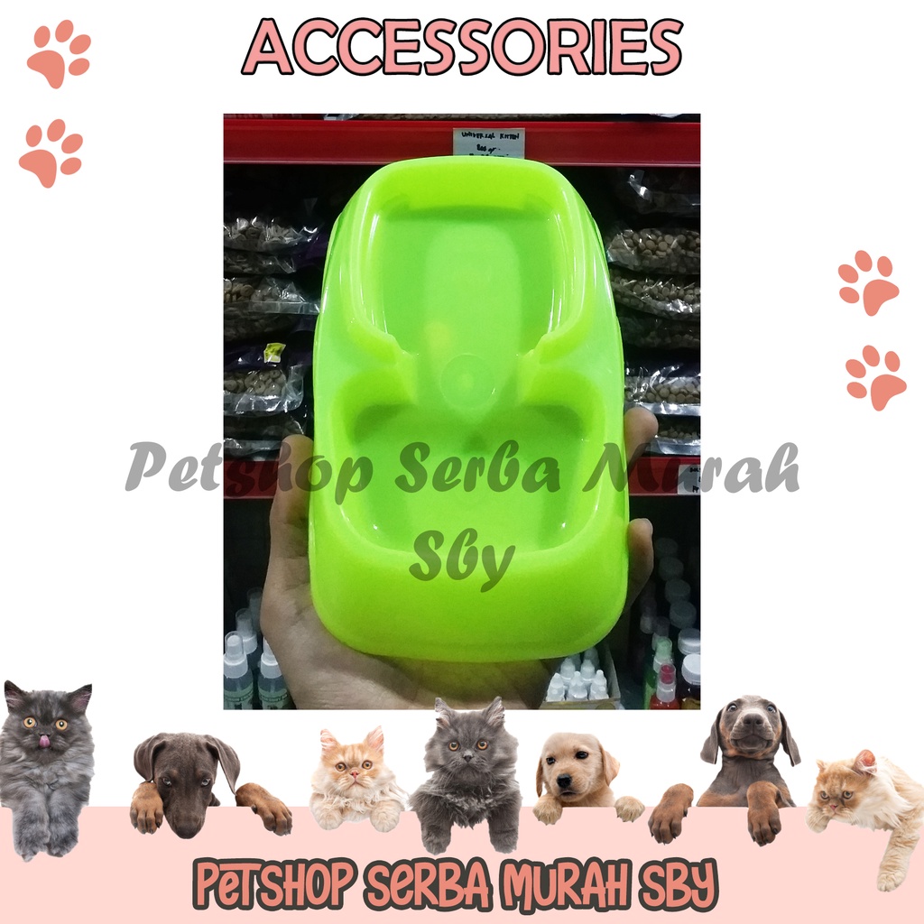 Tempat Makan Hewan Peliharaan W/ Dispenser Small - Accessories Hewan