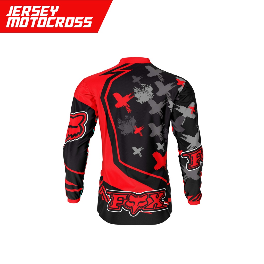 JERSEY RACING MOTOR CROSS LONG SLEEVE MOTOCROSS LENGAN PANJANG SERIES 2