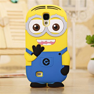 Silicon Case 3D Wana Kuning VIVO V3  V3 MAX V5  V7  V7 PLUS silikon tebal karakter lucu / case anak anak warna biru / pelindung hp