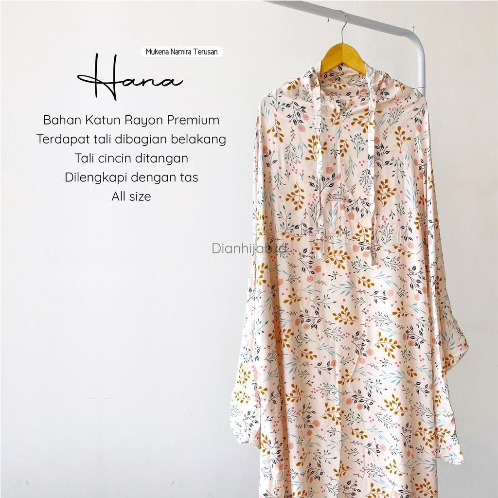 Mukena Dewasa Terusan Motif Namira Series by Dianhijab.id - Bahan Rayon Viscose Premium Mukena Travel Dewasa Jumbo Adem Nyaman Dipakai - Bisa Cod