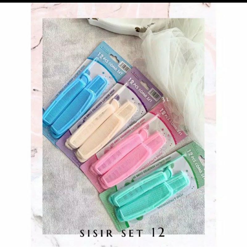 SISIR RAMBUT SET | SISIR RAMBUT 1 SET ISI 12 | SISIR RAMBUT MURAH