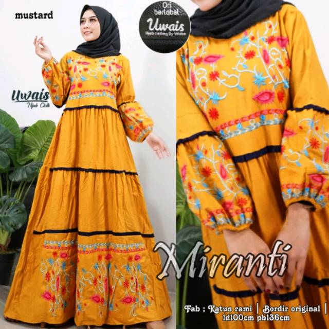 Miranti Gamis Bordir ORI SPASSY
