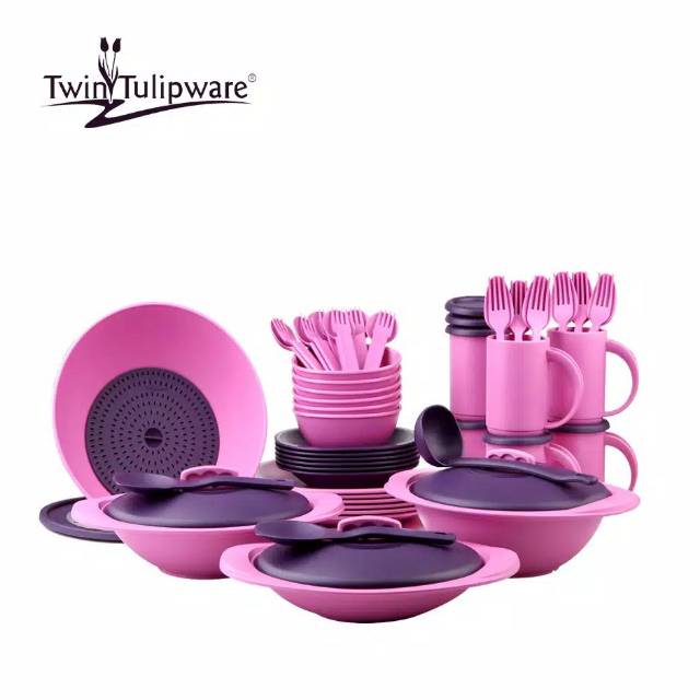 PROMO Great fine dining set Twin tulipware