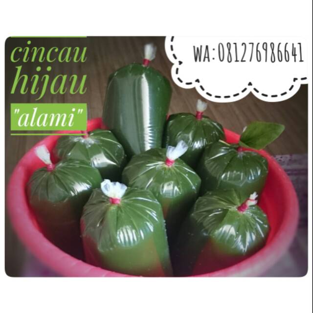 

Cincau hijau alami organik via gojek
