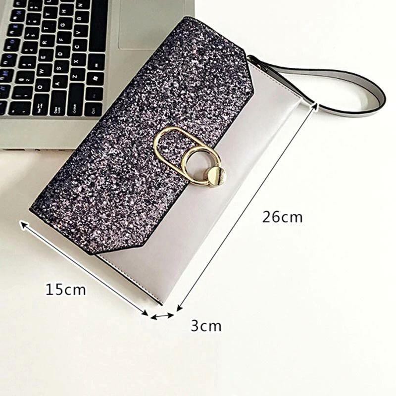 TAS FASHION CLUTCH PESTA BLINK KOREA# - TAS WANITA - TAS IMPORT - TAS BATAM 6019-B - 3ruang