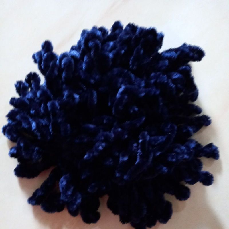 Ikat Rambut Ubur Ubur Besar Warna Warni 100 jurai-Navy