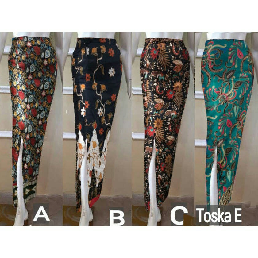 Rok muslimah/rok panjang batik/seragam pensi wisuda/rok kerja/kantor/kuliah/bawahan harian/rok santa