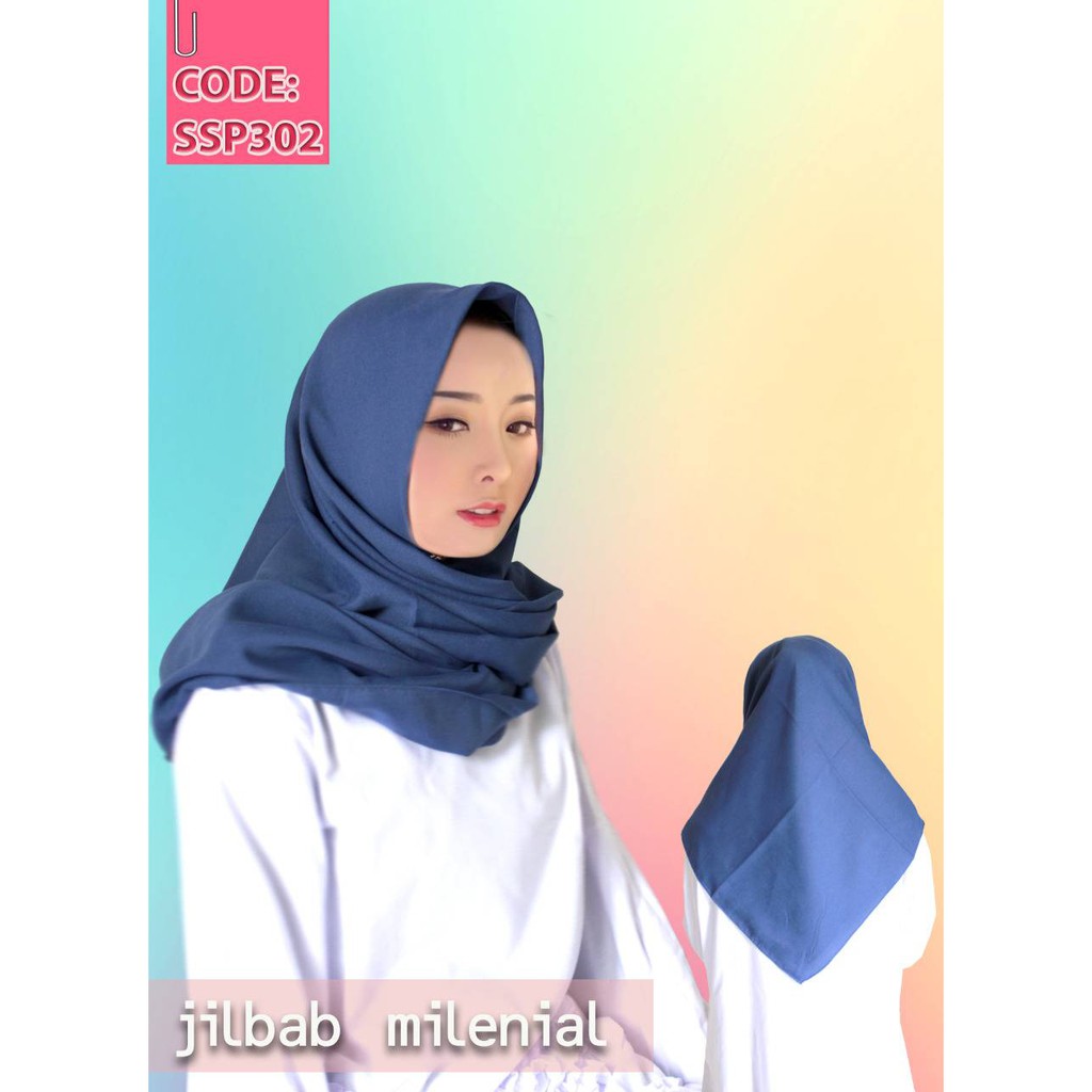 Jilbab/Kerudung/Hijab Segiempat Milenial SSP302