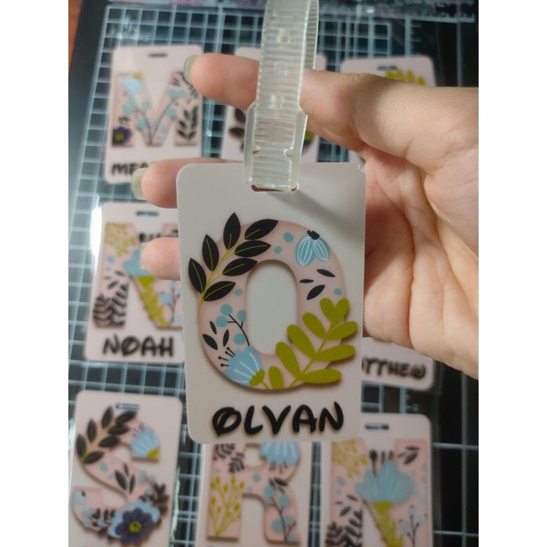 BAG TAG ALFABET / LUGGAGE TAG / GANTUNGAN TAS /  GANTUNGAN KOPER