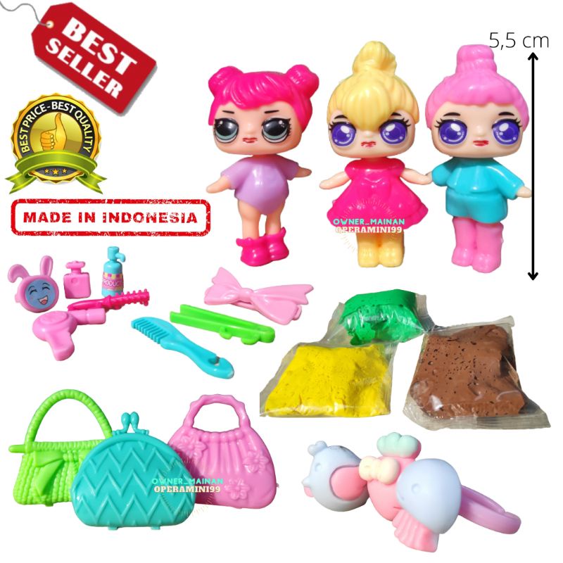 Mainan Boneka LOL Kecil Mini Anak Perempuan Lucu